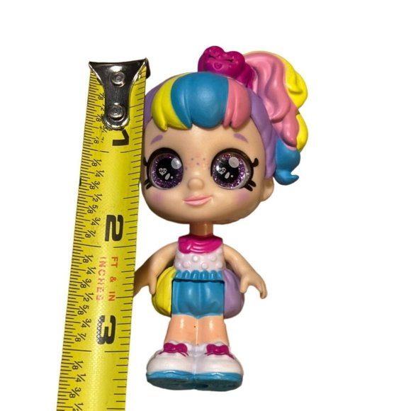 Kindi Kids Minis 2 Posable Bobble Head Dolls and Shopkins Moose Doll - Picture 7 of 13